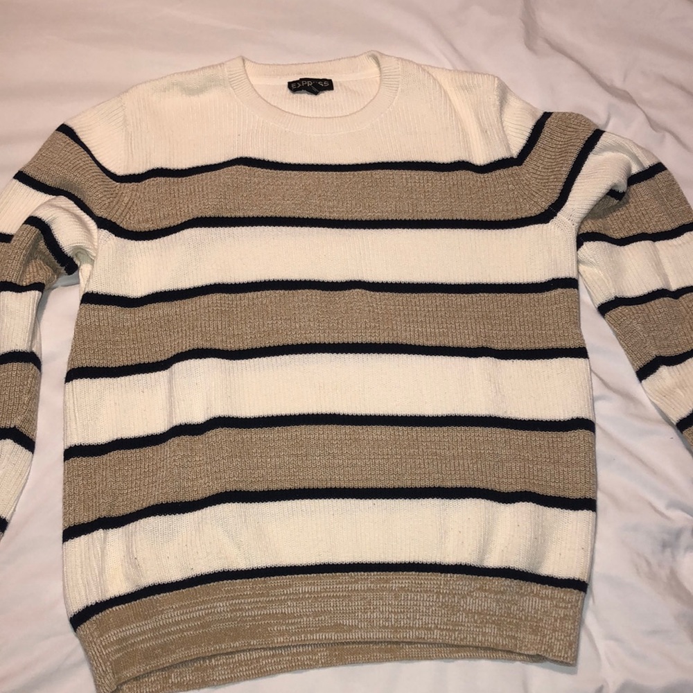 Express Mens sweater EUC stripped fashion